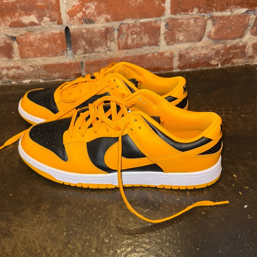 Nike Dunk Low Black Yellow Sneakers